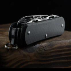 Fox Vulpis 4 Scissor Carbon Fibre Penknife -Campfire Essentials Shop vulpisscissors4det2 40787.1686819431